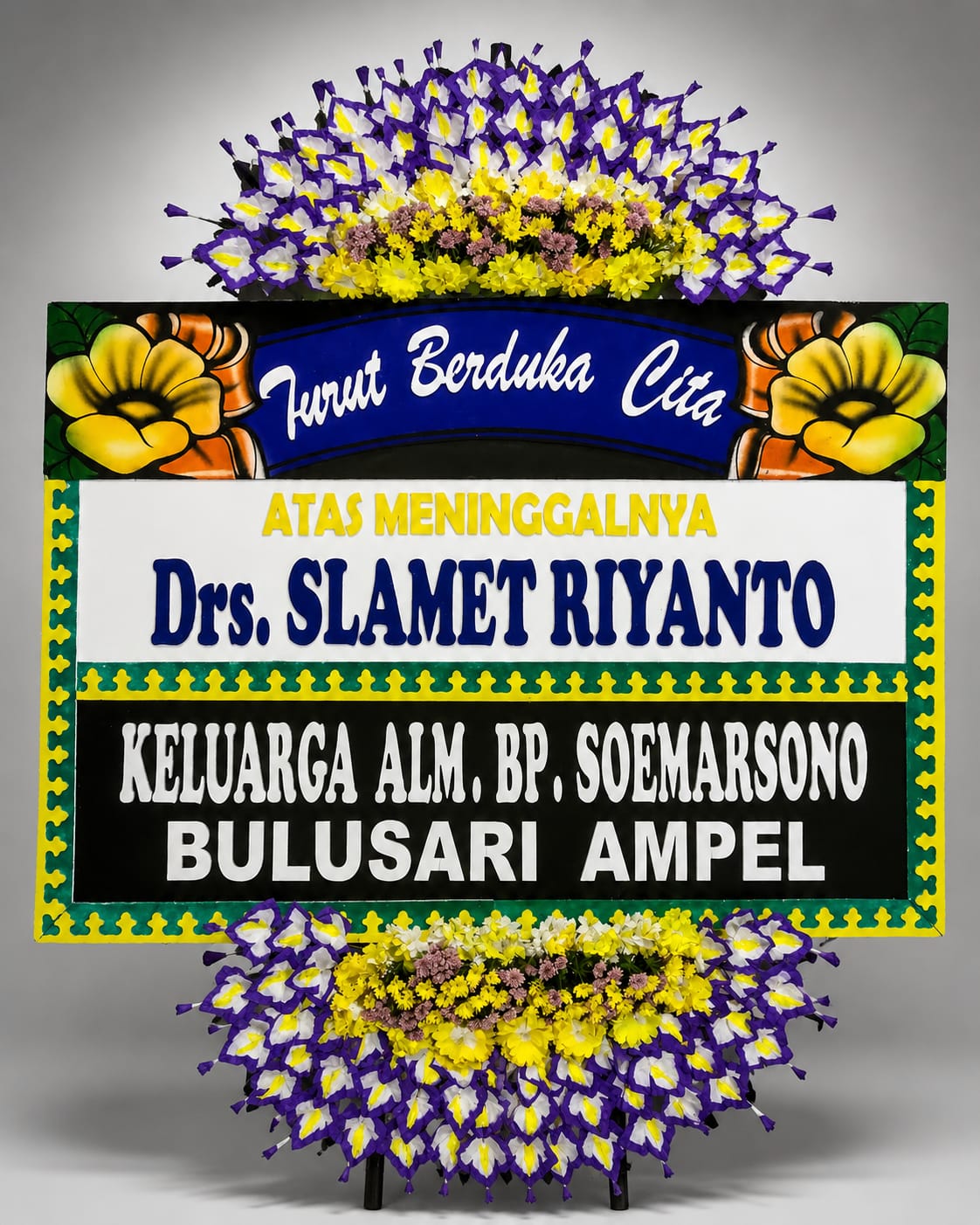 Papan Bunga Duka Cita