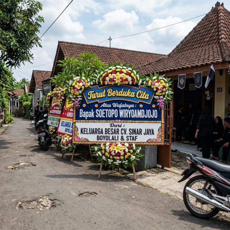 Pesan Karangan Bunga Duka Cita Boyolali: Cepat, Rapi & Penuh Makna
