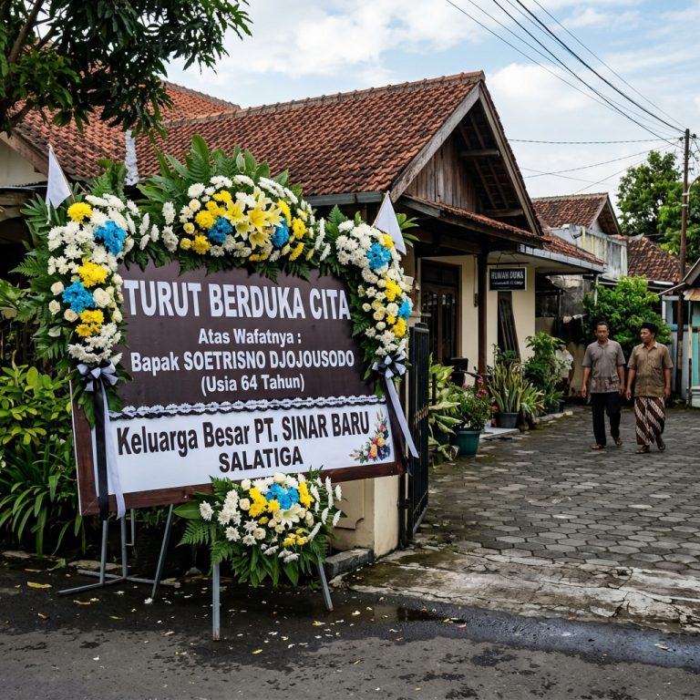Pesan Karangan Bunga Duka Cita Salatiga: Ungkapkan Simpati Tulus & Tepat Waktu